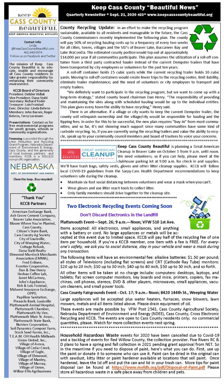 thumbnail 2020 Sept 21 Newsletter pg 1