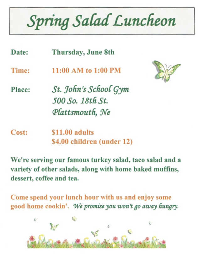 Spring Salad Luncheon