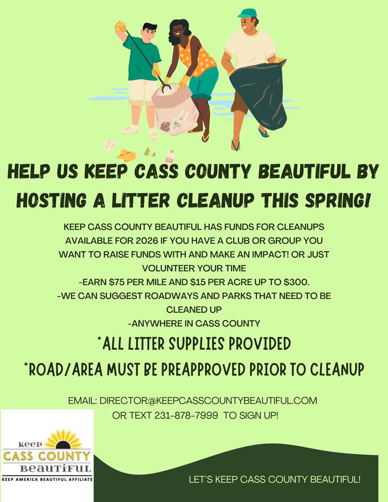 KCCB 2026 Cleanup flyer
