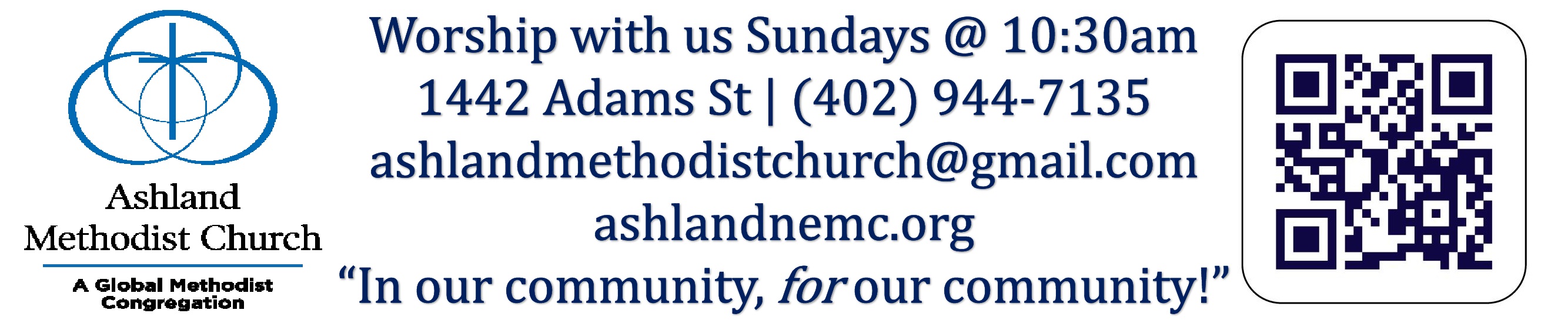 Ashland UMC church Banner
